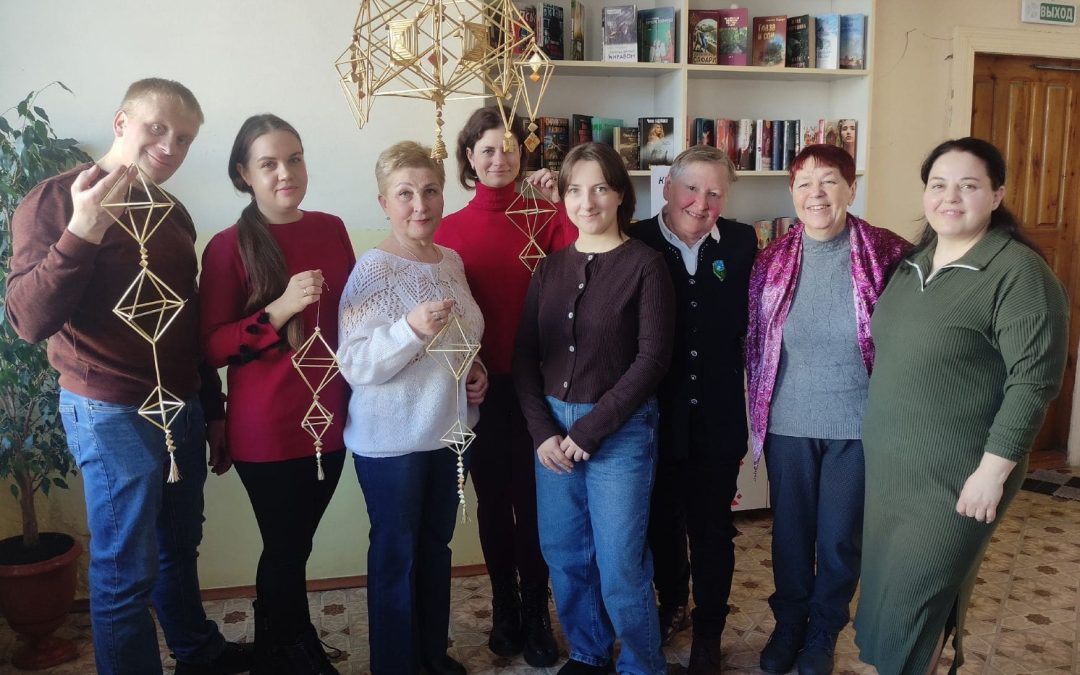 Мастер-класс «Соломенный паук»